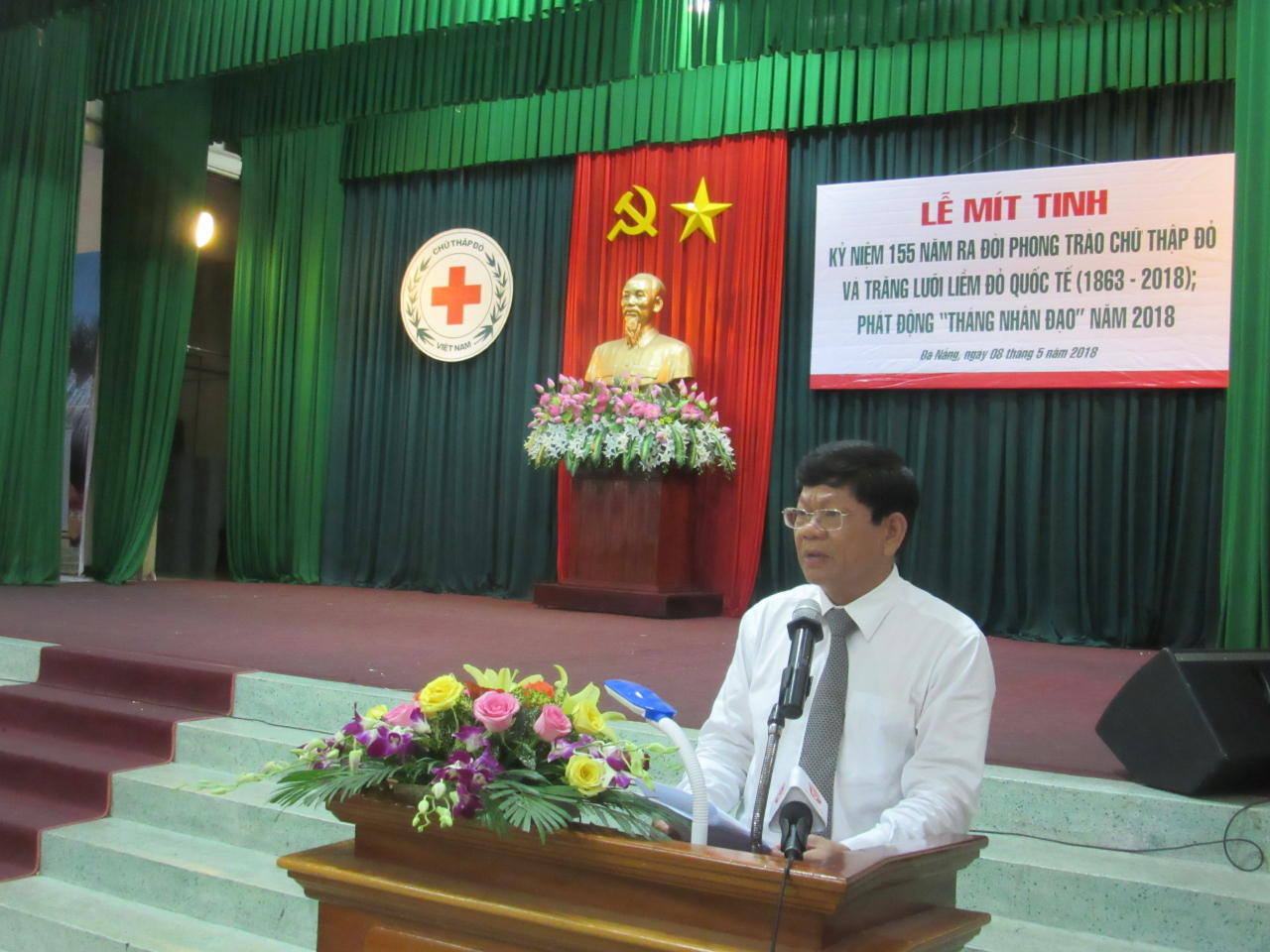 Phát biểu tại buổi lễ ,ông Võ Công Trí- Phó Bi thư Thường trực Thành ủy Đà Nẵng