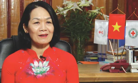 Bà Bùi Thị Hoà - Chủ tịch Hội CTĐ Việt Nam: Truyền thông, báo chí có vai trò quan trọng trong việc lan tỏa các giá trị nhân đạo