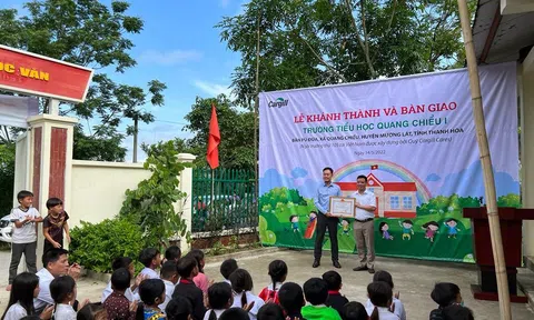Cargill Việt Nam khánh thành và bàn giao công trình trường học thứ 104 và 105
