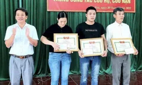 Quảng Bình: Trao giấy khen cho các cá nhân nỗ lực cứu người đuối nước